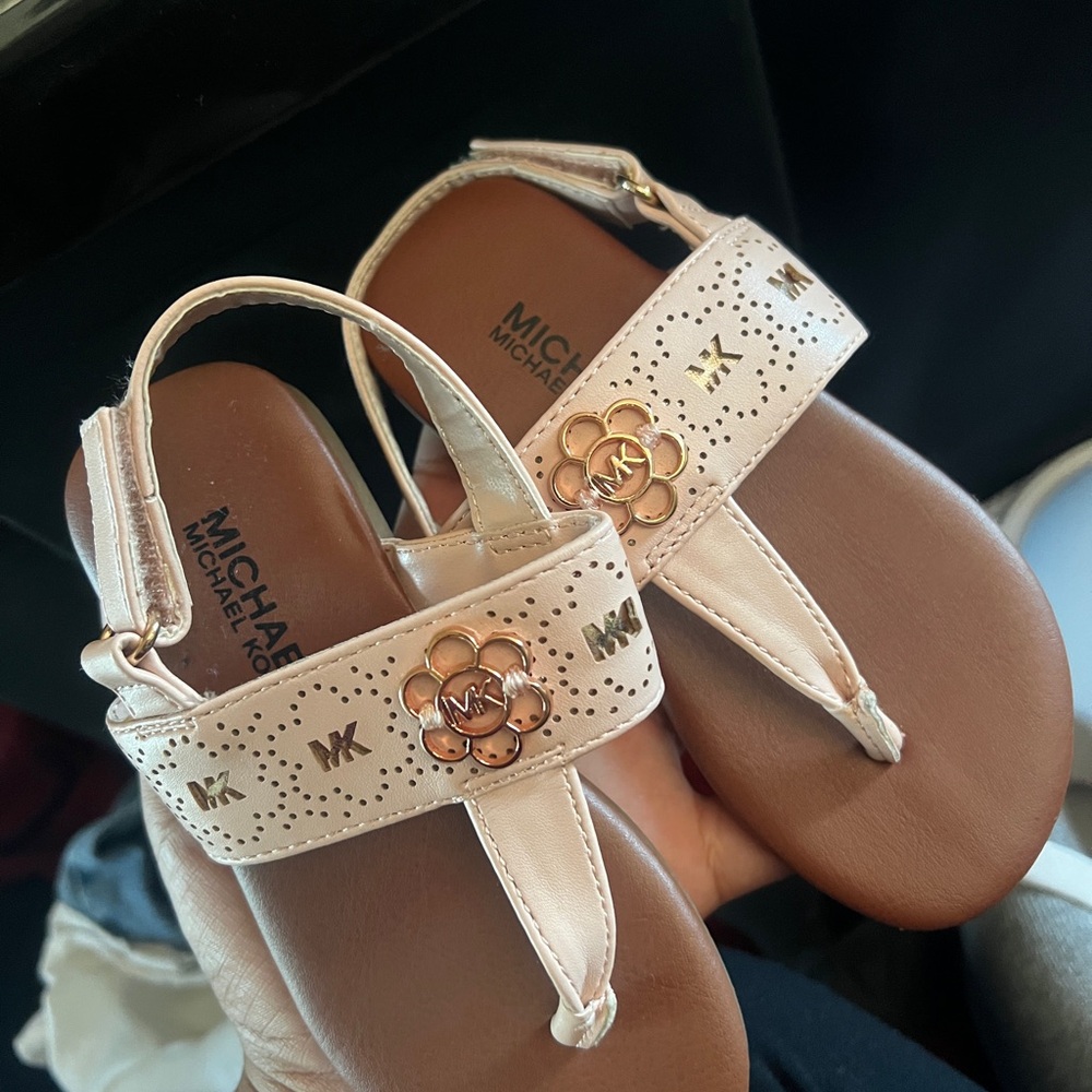 Michael Kors Floral Pink Sandals
